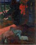 Gauguin Paul Landscape with Two Goats Tarari Maruru  - Hermitage